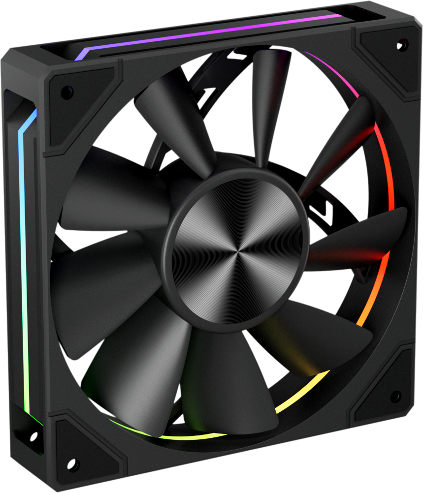 Ant Esports Glacius-D ARGB AIO Liquid Cooler with LCD Display — Black | 240mm / 360mm | Intel LGA1851/1700 / AMD AM5