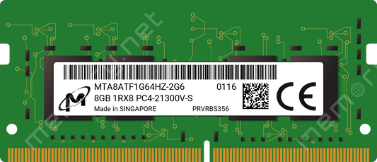 Micron OEM Pulled DDR4 SO-DIMM Laptop RAM — 8GB | 2400MHz / 2666MHz | Recertified | 1-Year Warranty
