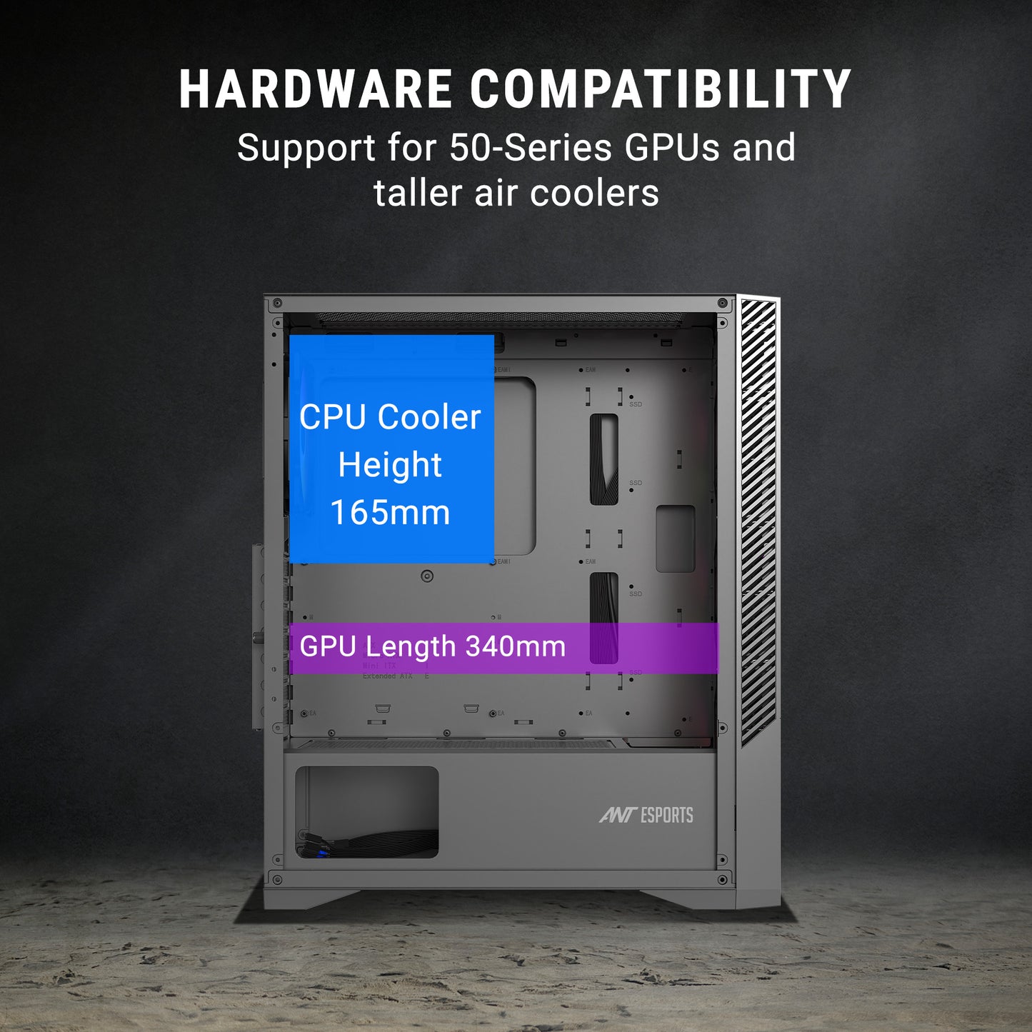 Ant Esports ICE 270G 6F Mid-Tower Case