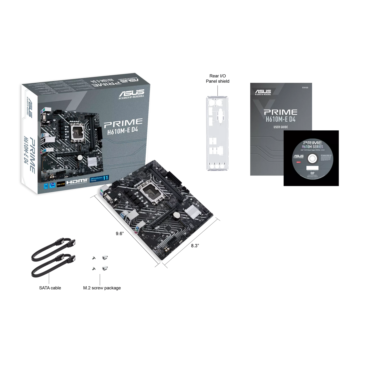 Asus Prime H610M-E D4 Motherboard