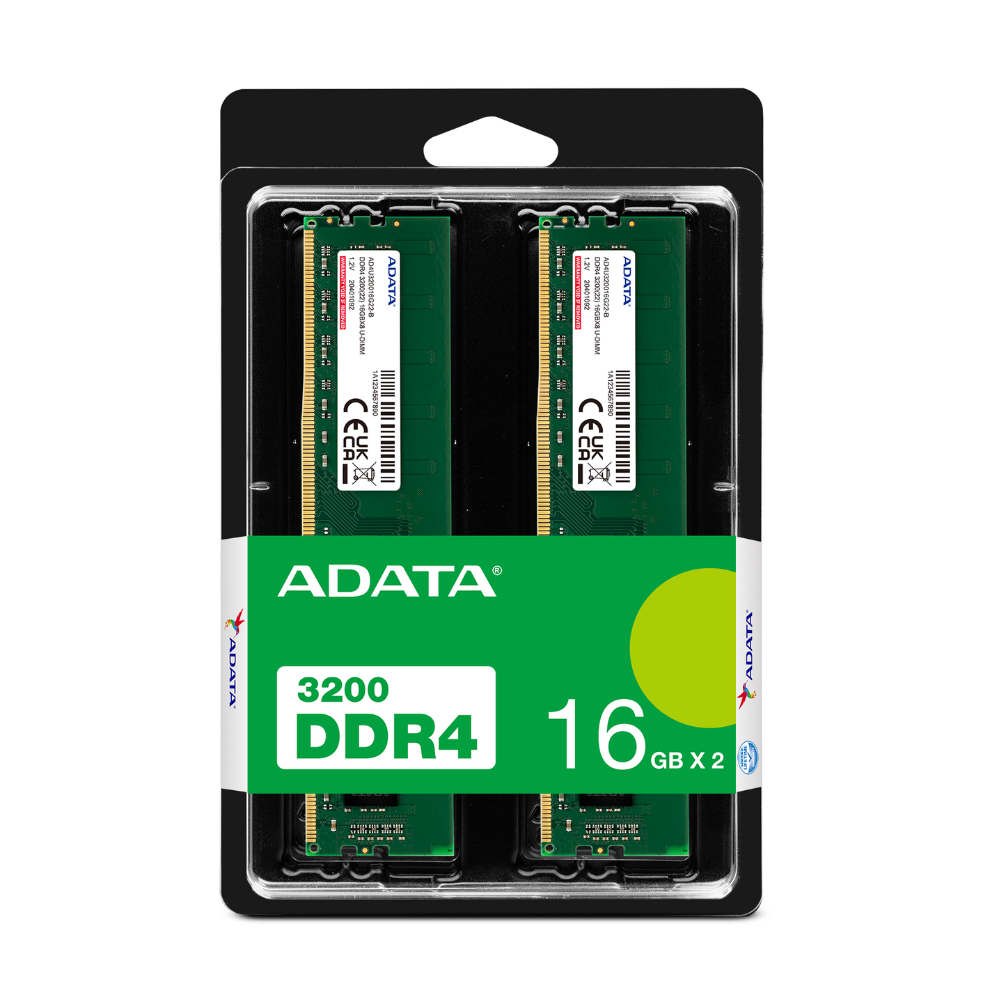 ADATA Premier DDR4 3200 U-DIMM Desktop Memory (Single & Dual Channel Kits)