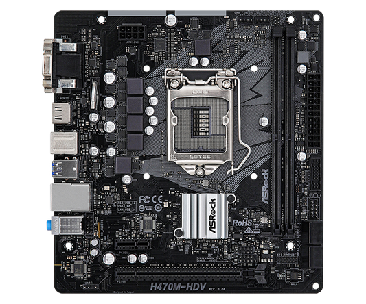 ASRock H470M-HDV Micro-ATX Motherboard