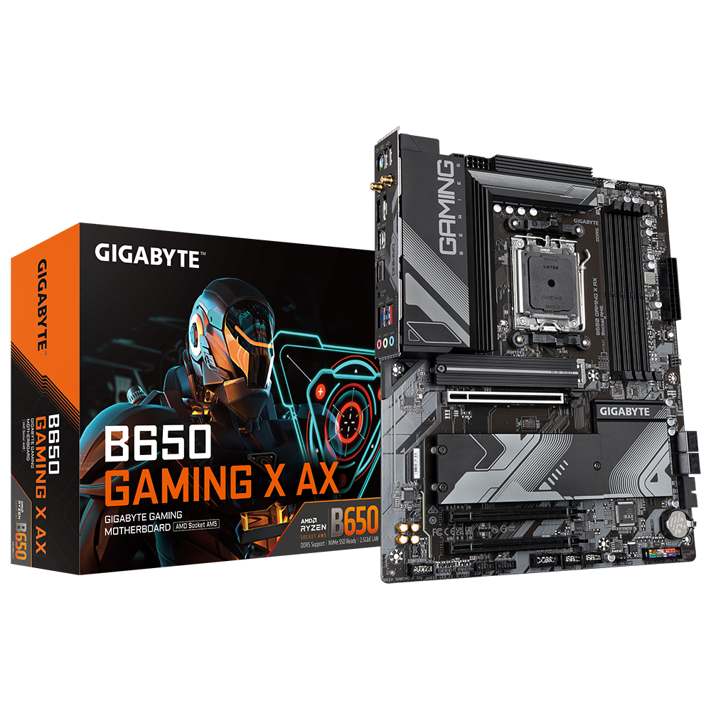 Gigabyte B650 Gaming X AX motherboard heatsink design