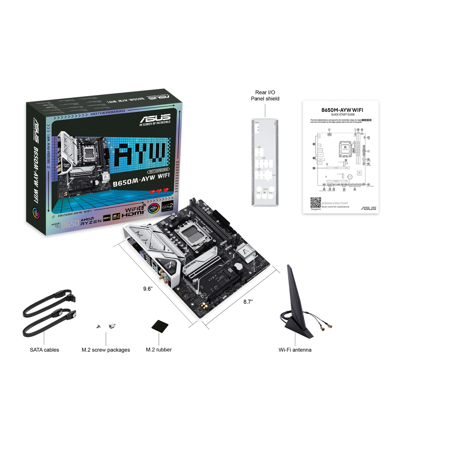 Asus B650M-AYW Wi-Fi Motherboard