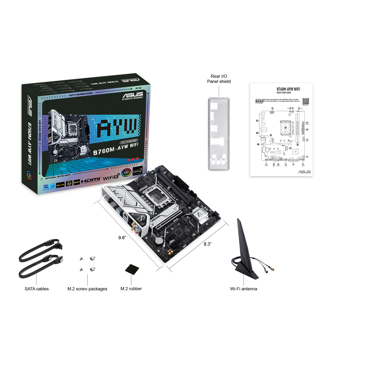 Asus B760M-AYW Wi-Fi Motherboard