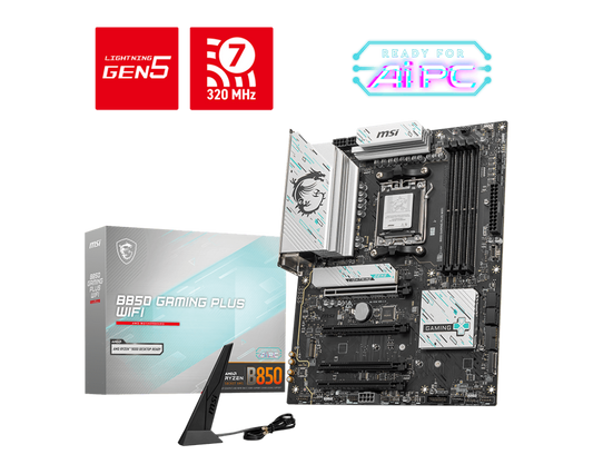 Gigabyte B850 GAMING PLUS WIFI AMD AM5 ATX Motherboard