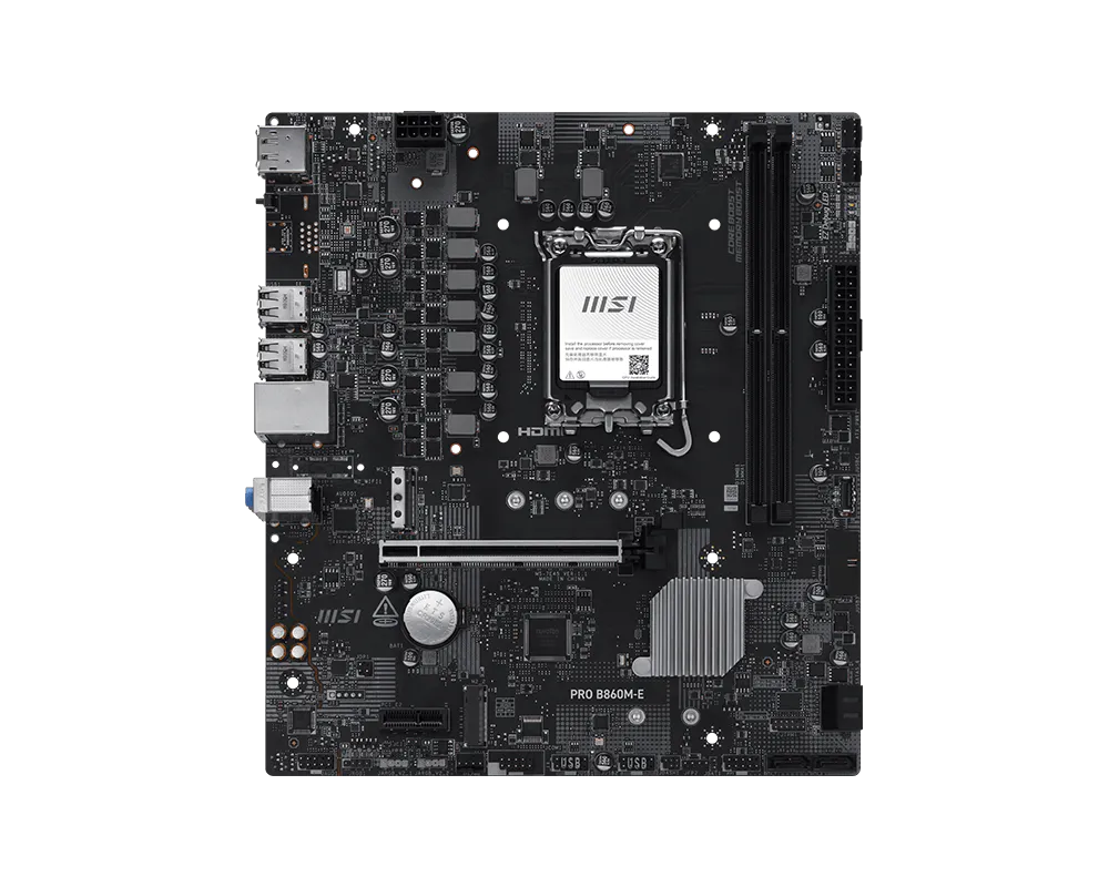 Gigabyte B860M POWER E Rear I/O with HDMI & USB 3.2