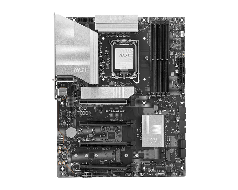 Gigabyte B860M POWER WIFI Rear I/O with Dual Antennas