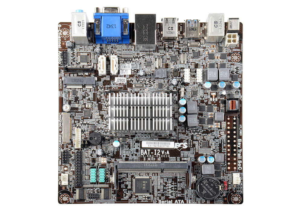 Biostar BAT-I2 V2.0 Mini-ITX Motherboard with Integrated Intel CPU for Industrial PC