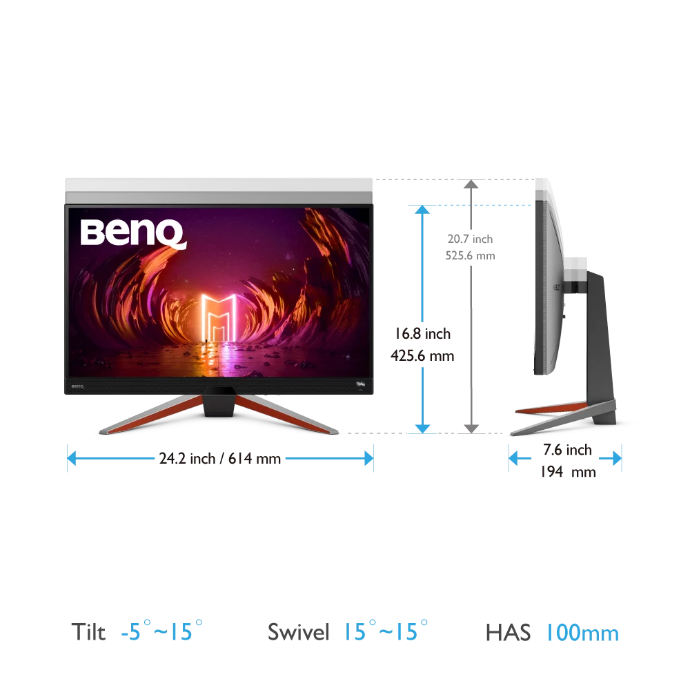 BenQ EX270QM | 1ms 27" 240Hz QHD Gaming Monitor