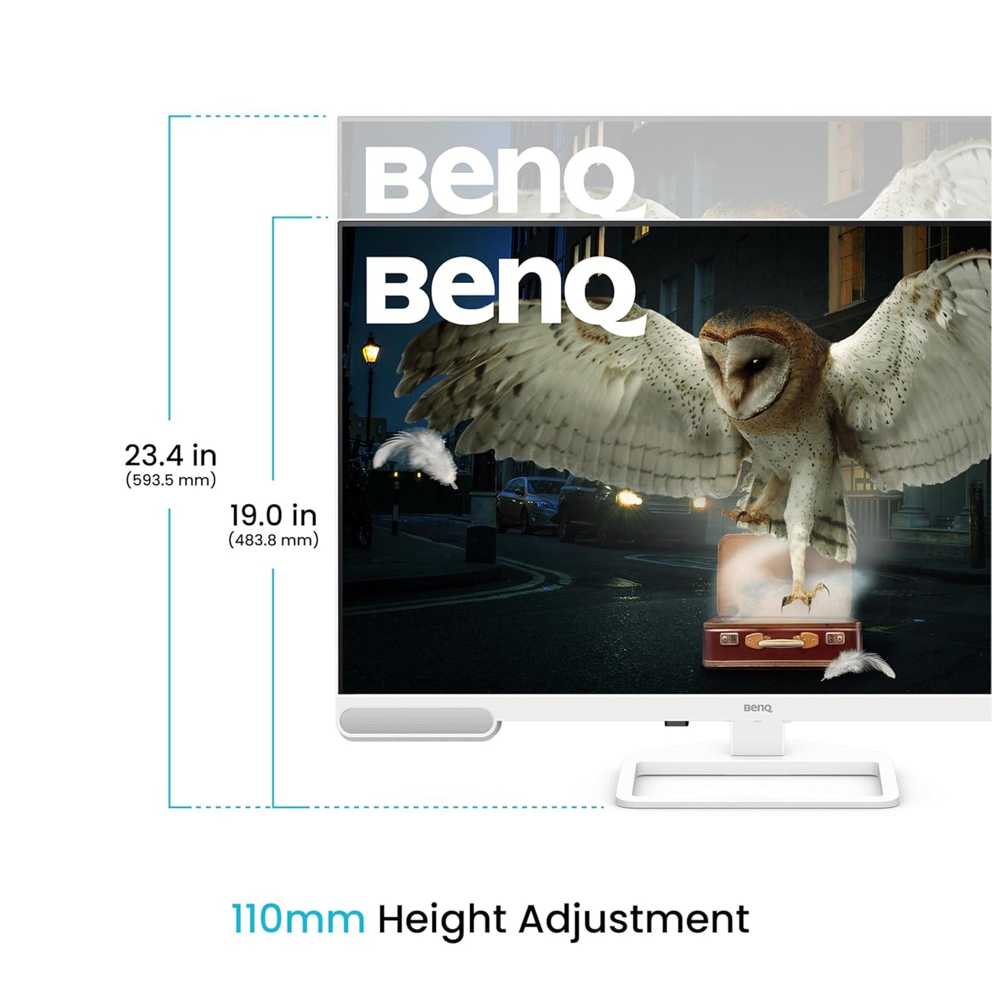 BenQ EW3290U|32" 4K IPS Entertainment Monitor with treVolo Speakers & Remote Control
