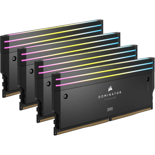 Corsair Dominator Titanium RGB DDR5 Desktop Memory | Multiple Sizes, Speeds & CAS Latency Options