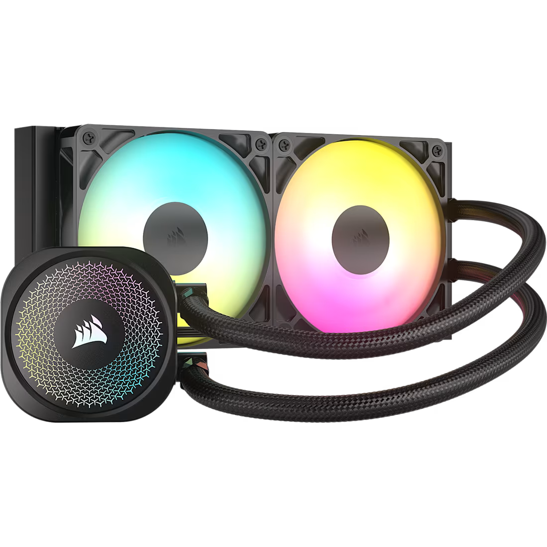 Corsair Nautilus RS ARGB AIO Liquid CPU Cooler — Black | 240mm / 360mm | Intel LGA1851/1700 / AMD AM5/AM4