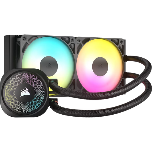 Corsair Nautilus RS ARGB AIO Liquid CPU Cooler — Black | 240mm / 360mm | Intel LGA1851/1700 / AMD AM5/AM4