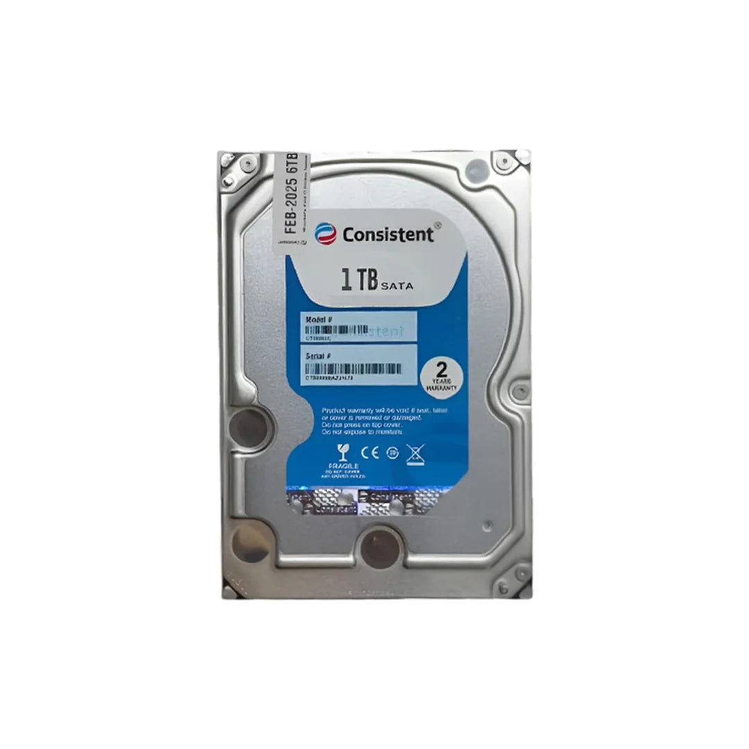 Consistent SATA Hard Drive (500Gb - 1Tb)