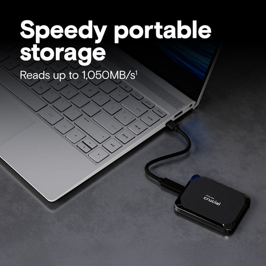 Crucial X9 Portable SSD (1Tb/2Tb/4Tb) (1050 MBPS)