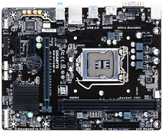 Gigabyte GA-H110M-H Motherboard