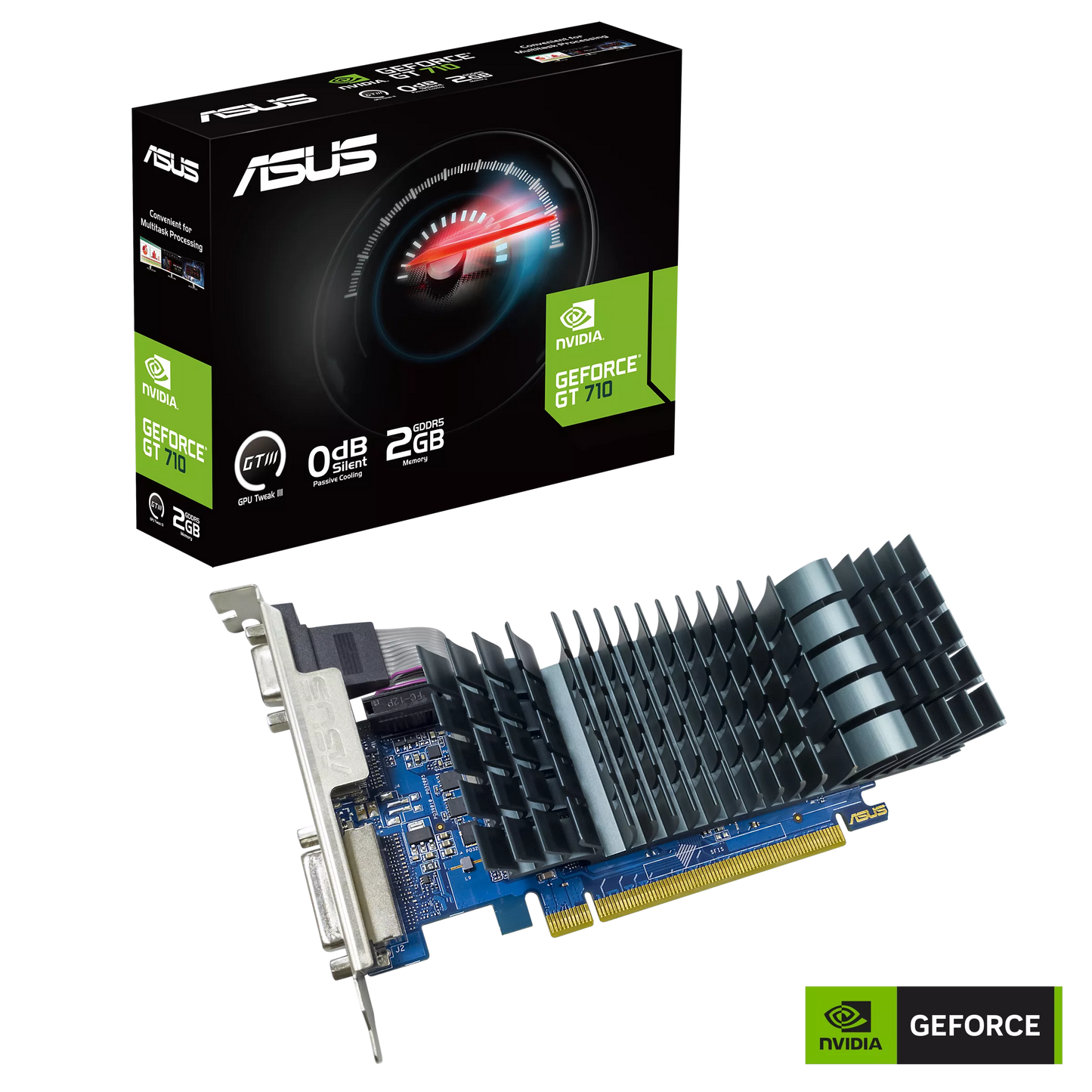 Asus GeForce GT 710 2GB GDDR5 EVO Graphics Card