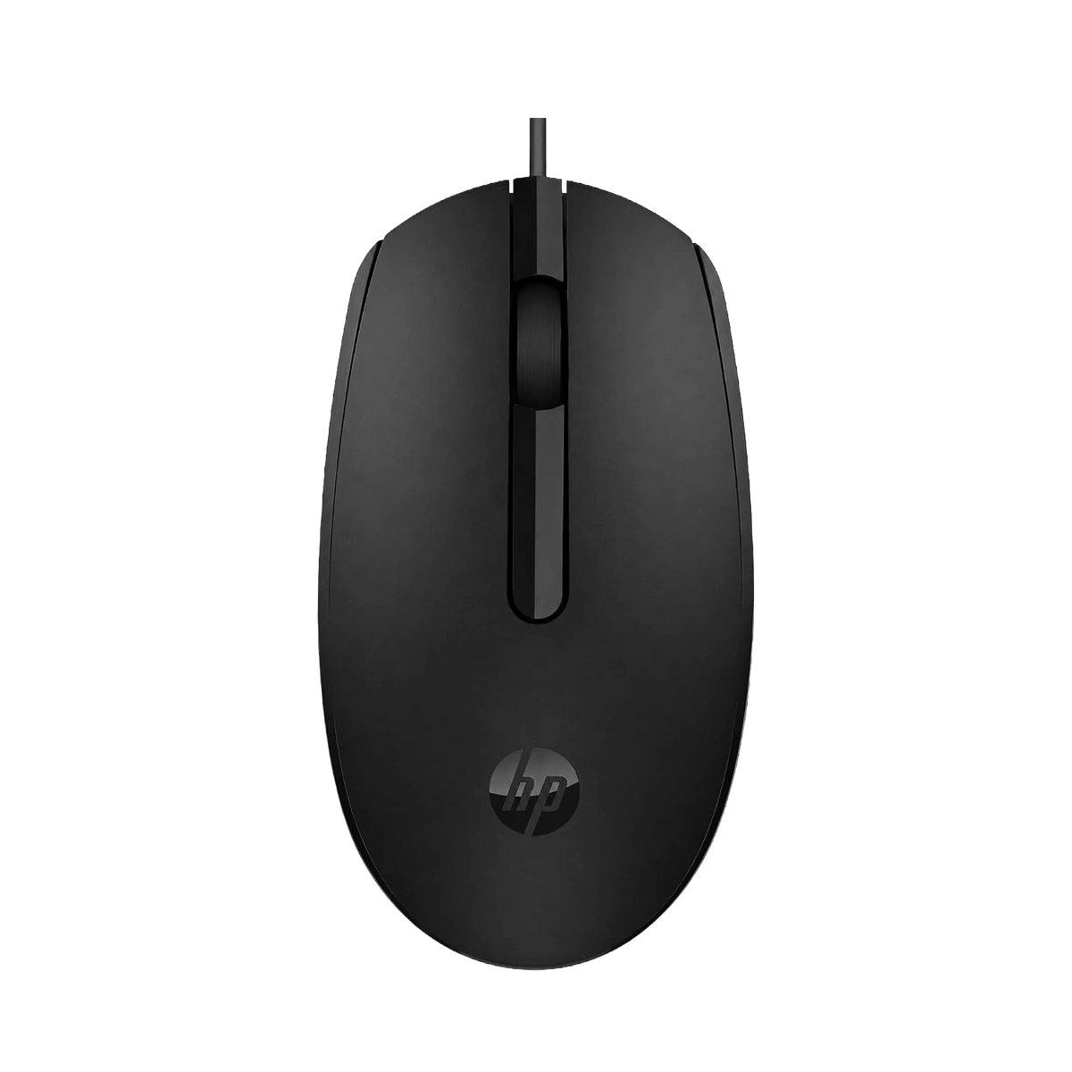HP M10 Wired USB Optical Mouse — 1000 DPI | 3 Buttons | Ambidextrous | Plug & Play | 1-Year Warranty (7YA10PA#ACJ, Black)