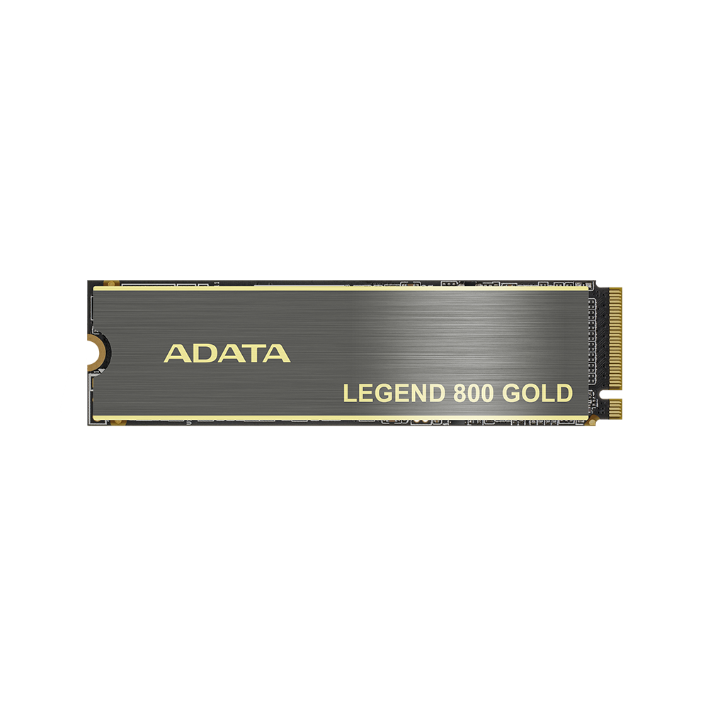 ADATA LEGEND 800 PCIe Gen4 x4 M.2 2280 SSD with gold heat sink
