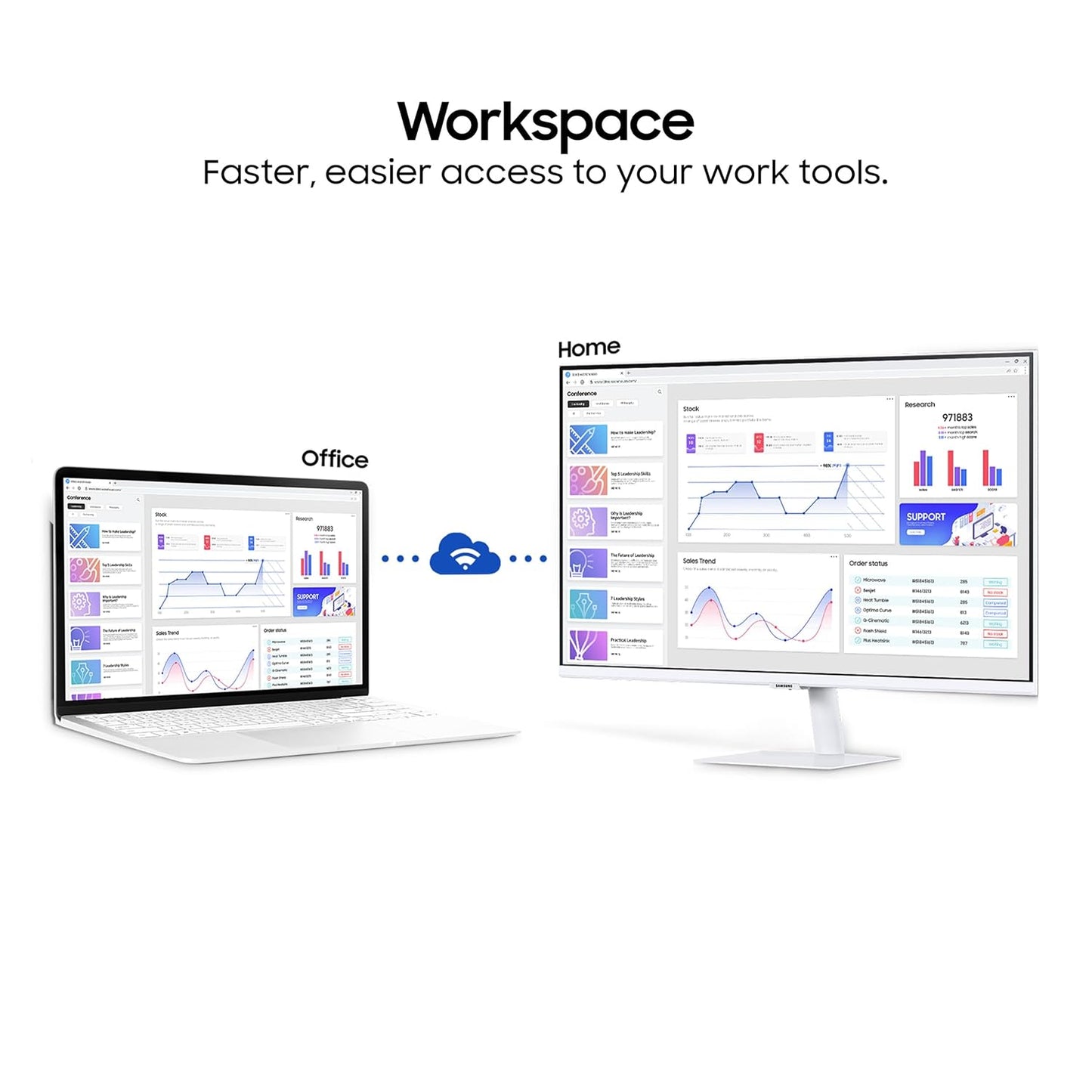 Samsung 32″ M5 Smart Monitor (LS32DM501EWXXL)