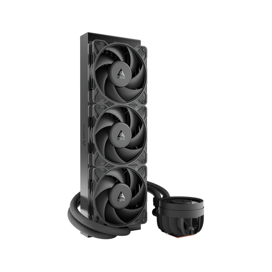 ARCTIC Liquid Freezer III Pro 360 AIO CPU Water Cooler — 360mm | 3× P12 Pro Fans | VRM Fan | Intel LGA1851/1700 | AMD AM5/AM4 | Black (ACFRE00180A)