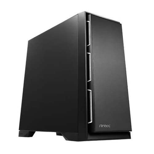 Antec P101 Silent Mid-Tower Case Front View featuring Sleek Minimalist Design