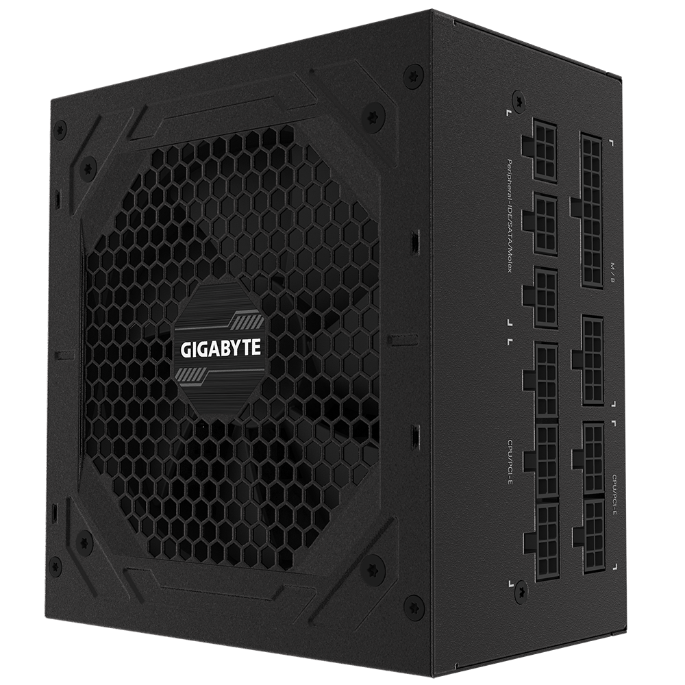 Gigabyte P750GM 750W Power Supply Featuring 80 Plus Gold Efficiency and Fully Modular Design