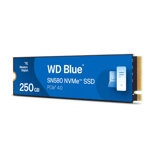 WD Blue SN580 NVMe™ SSD (250GB/500GB/1TB/2TB)