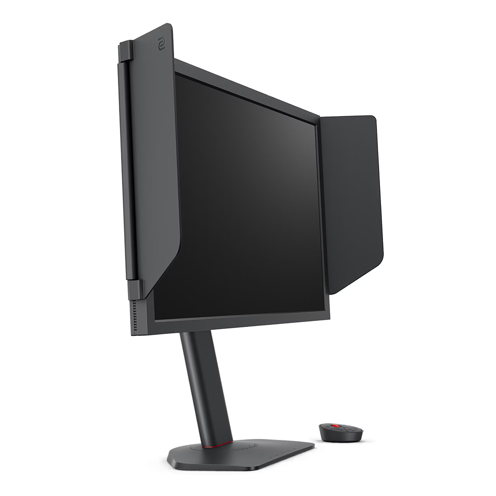 BenQ ZOWIE XL2586X 540Hz Gaming Monitor Front View featuring Shielding Hoods for Focus