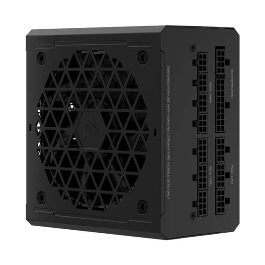 Corsair RMe Series RM1000e 1000W Fully Modular ATX 3.1 Power Supply — 80 Plus Gold | PCIe 5.1 | Zero RPM | Rifle Bearing Fan (CP-9020264-IN)
