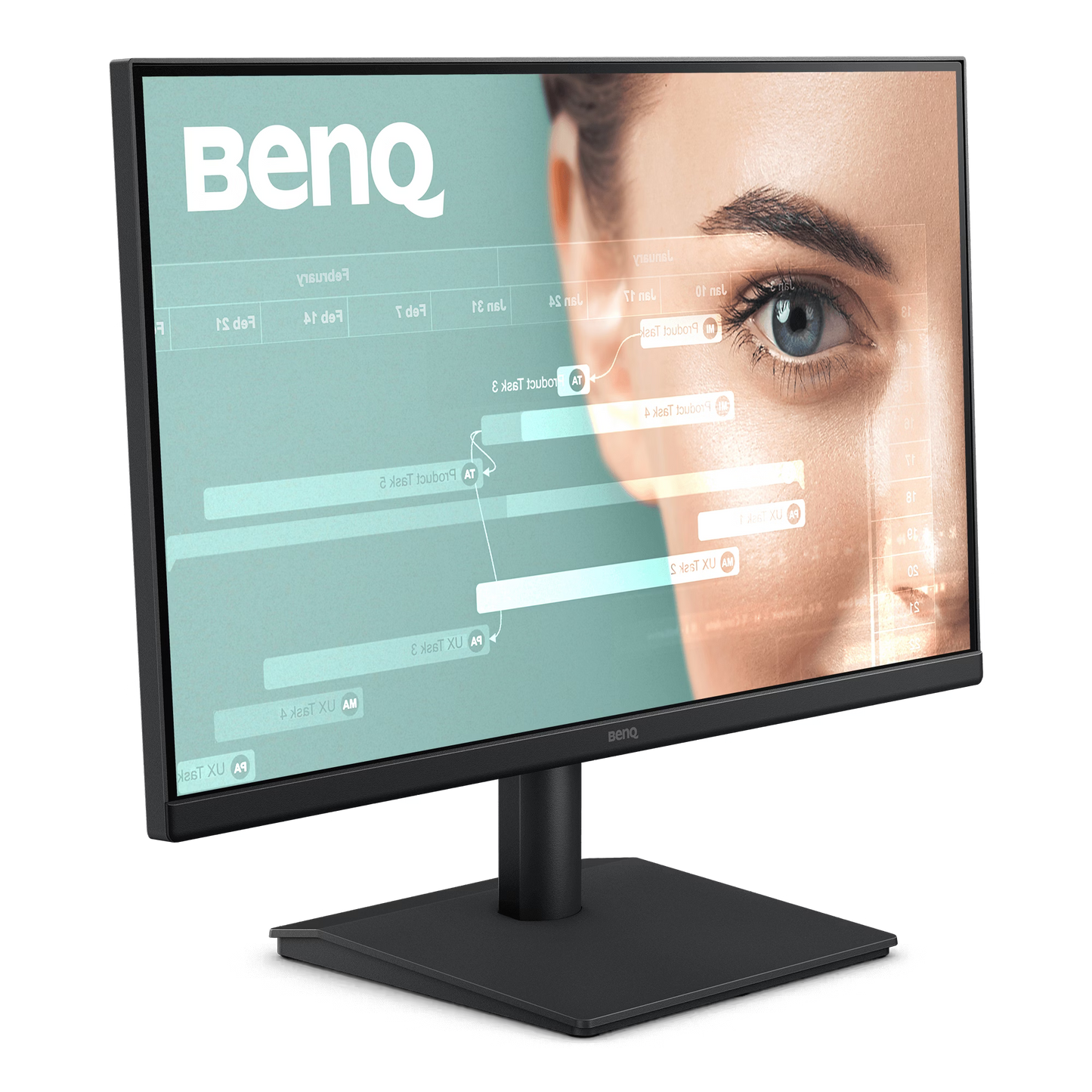 BenQ GW2291 21.5" FHD IPS 100Hz Eye-Care Home Office Monitor — TÜV Eye Comfort 2.0 | EyeSafe 2.0 | Built-in Speakers | HDMI + VGA