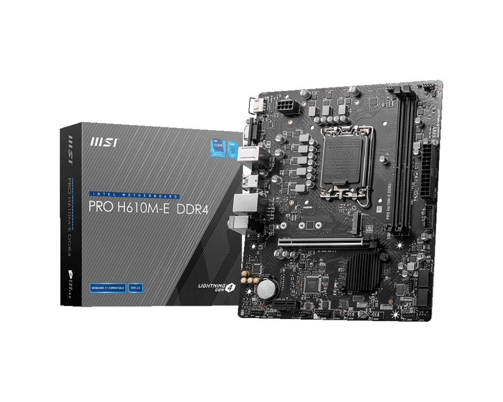 Msi Pro H610M-E DDR4 Motherboard - Image 3