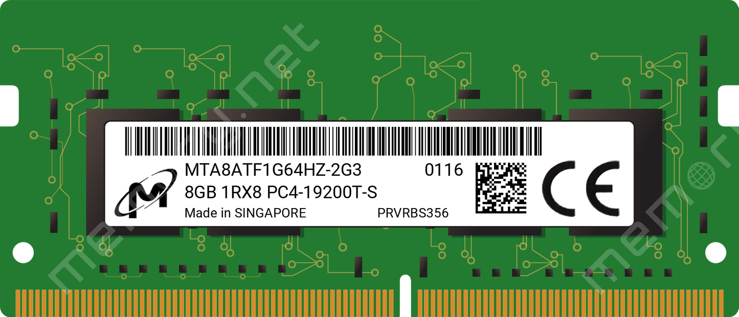 Micron OEM Pulled DDR4 SO-DIMM Laptop RAM — 8GB | 2400MHz / 2666MHz | Recertified | 1-Year Warranty
