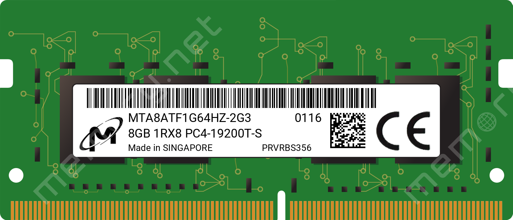 Micron OEM Pulled DDR4 SO-DIMM Laptop RAM — 8GB | 2400MHz / 2666MHz | Recertified | 1-Year Warranty