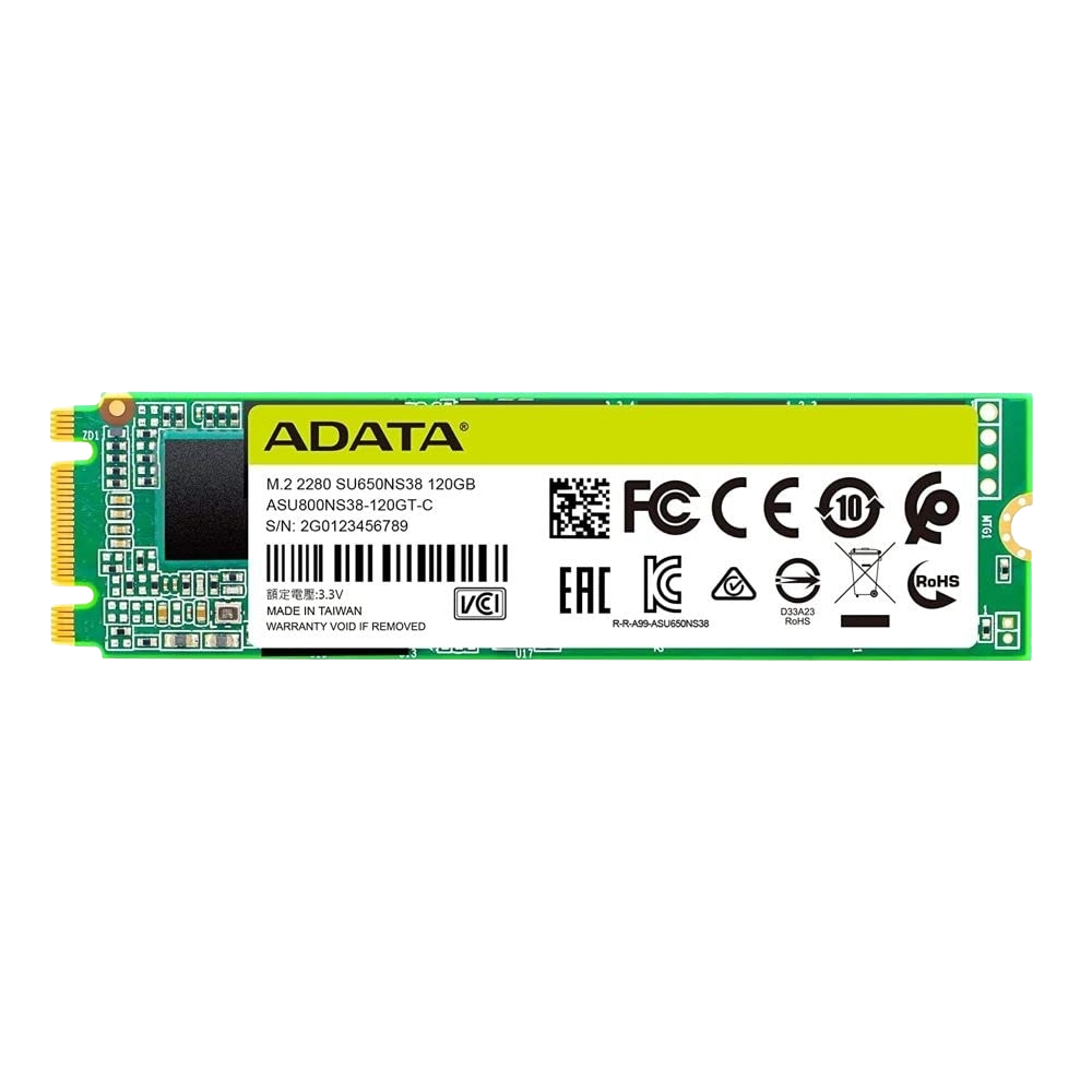 ADATA Ultimate SU650 M.2 2280 120GB — SATA SSD | Sealed Box | 1 Year Seller Warranty