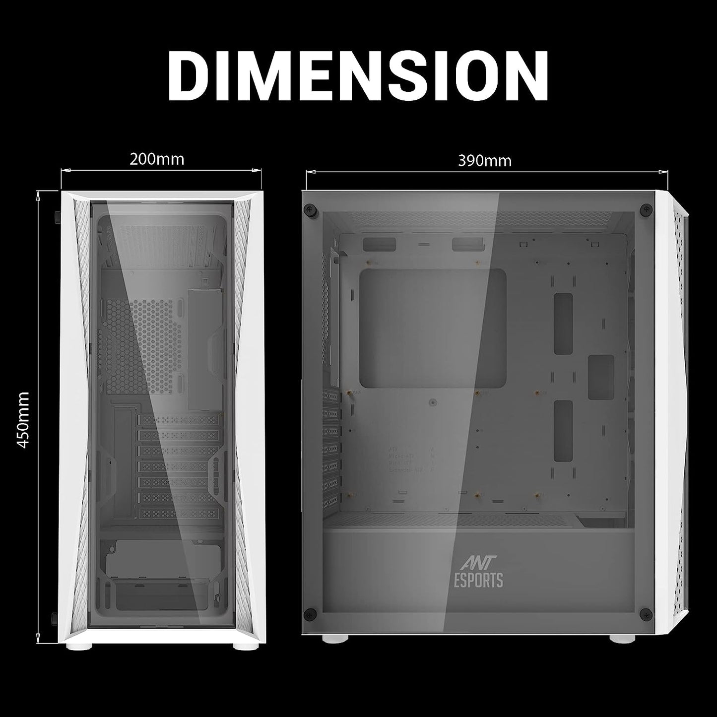 Ant Esports 220 Air Mid Tower Case