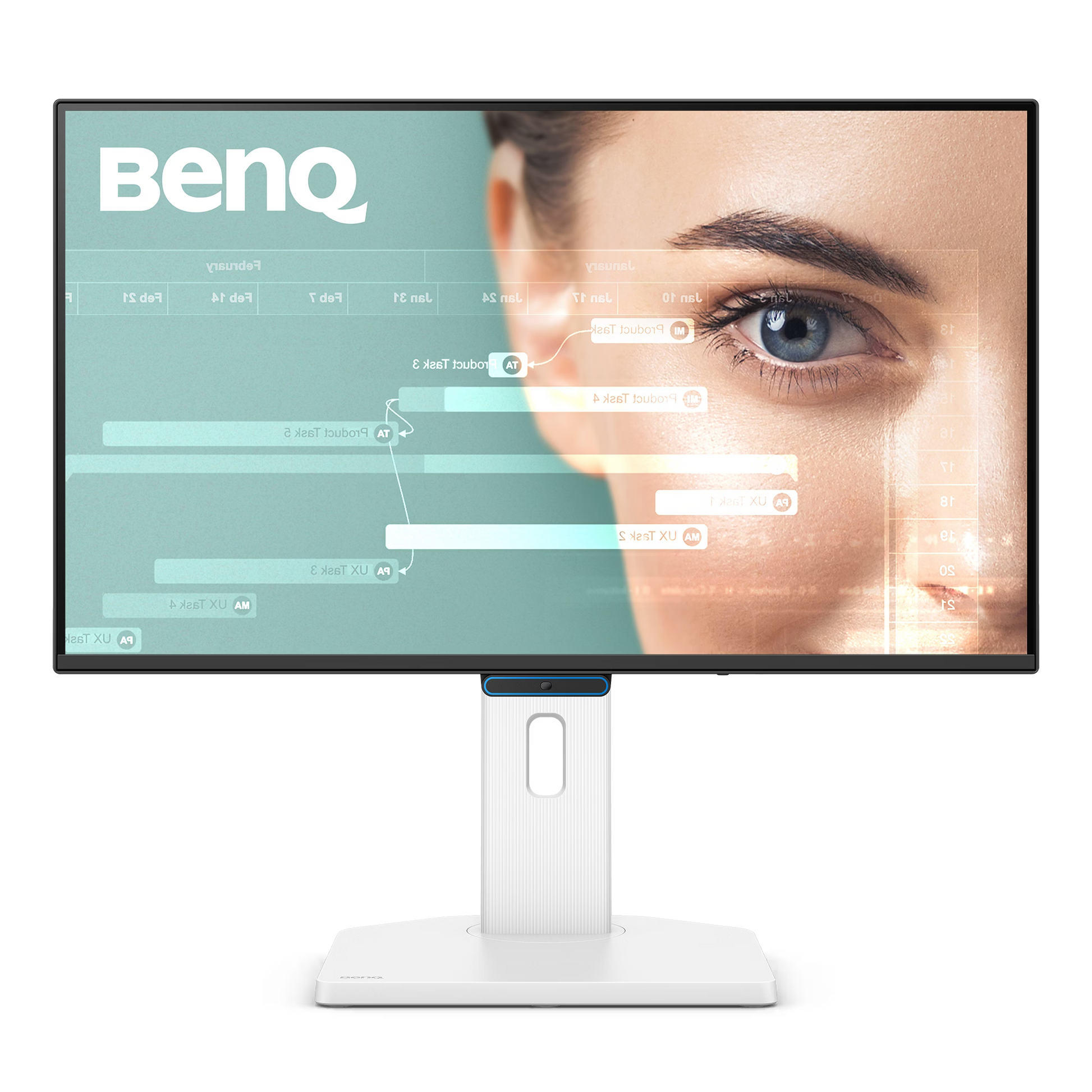 BenQ GW2490TC 23.8-inch Eye-Care monitor featuring a 100Hz refresh rate and professional ergonomic adjustable stand.
