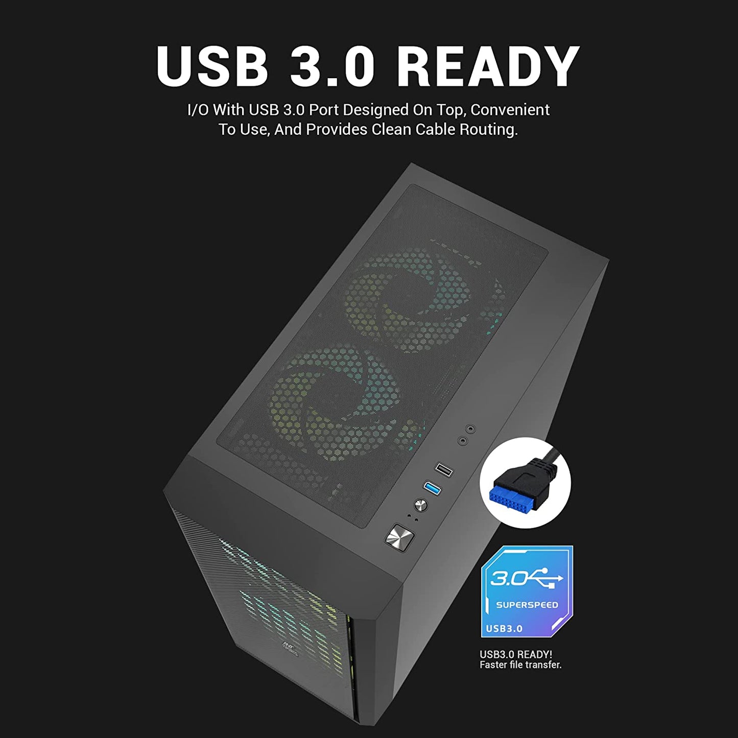 Ant Esports 250 Air Mid-Tower Case