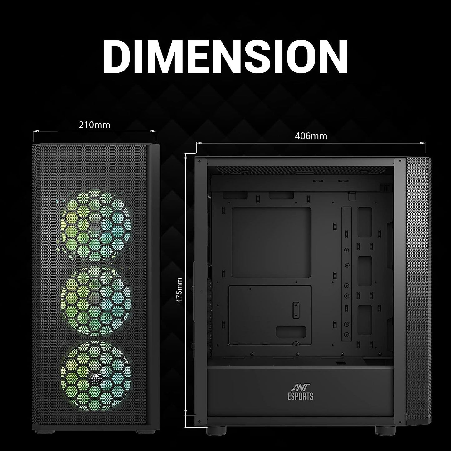 Ant Esports 250 Air Mid-Tower Case