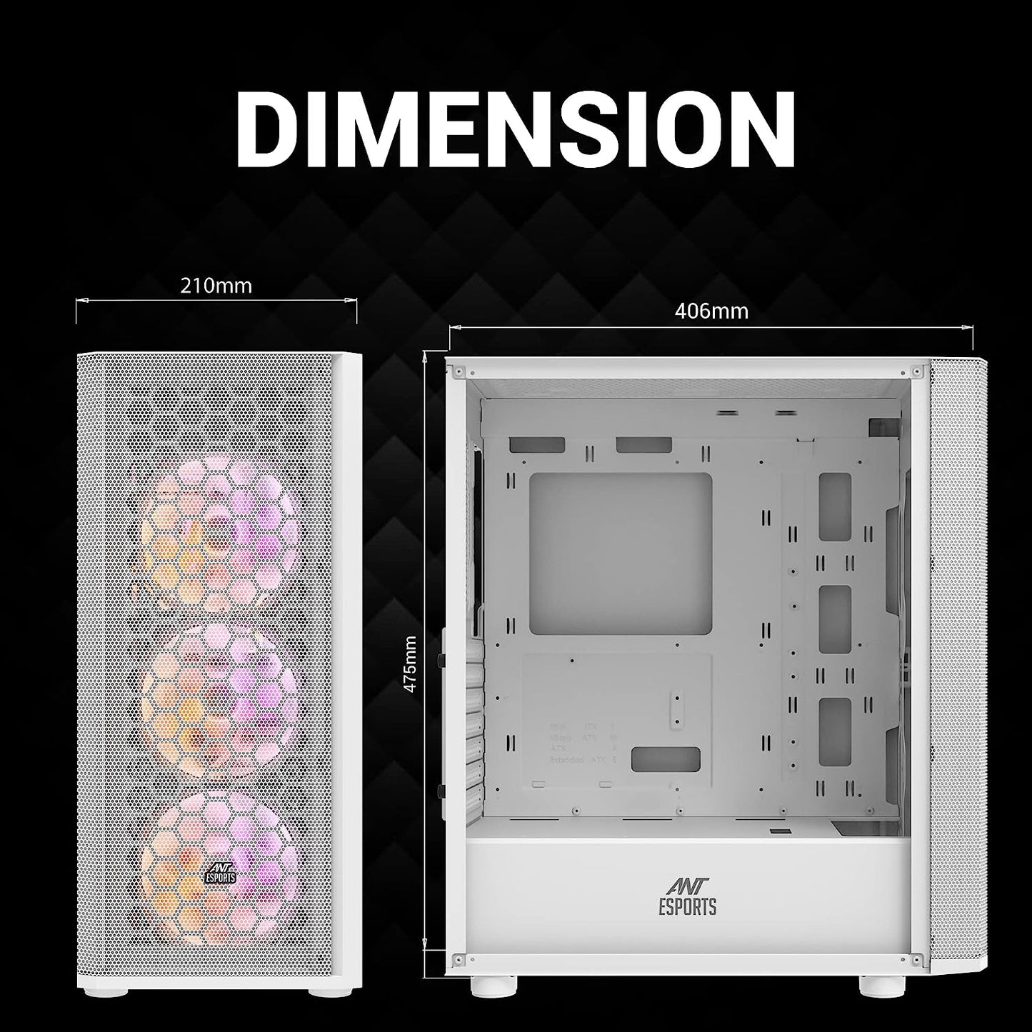 Ant Esports 250 Air Mid-Tower Case