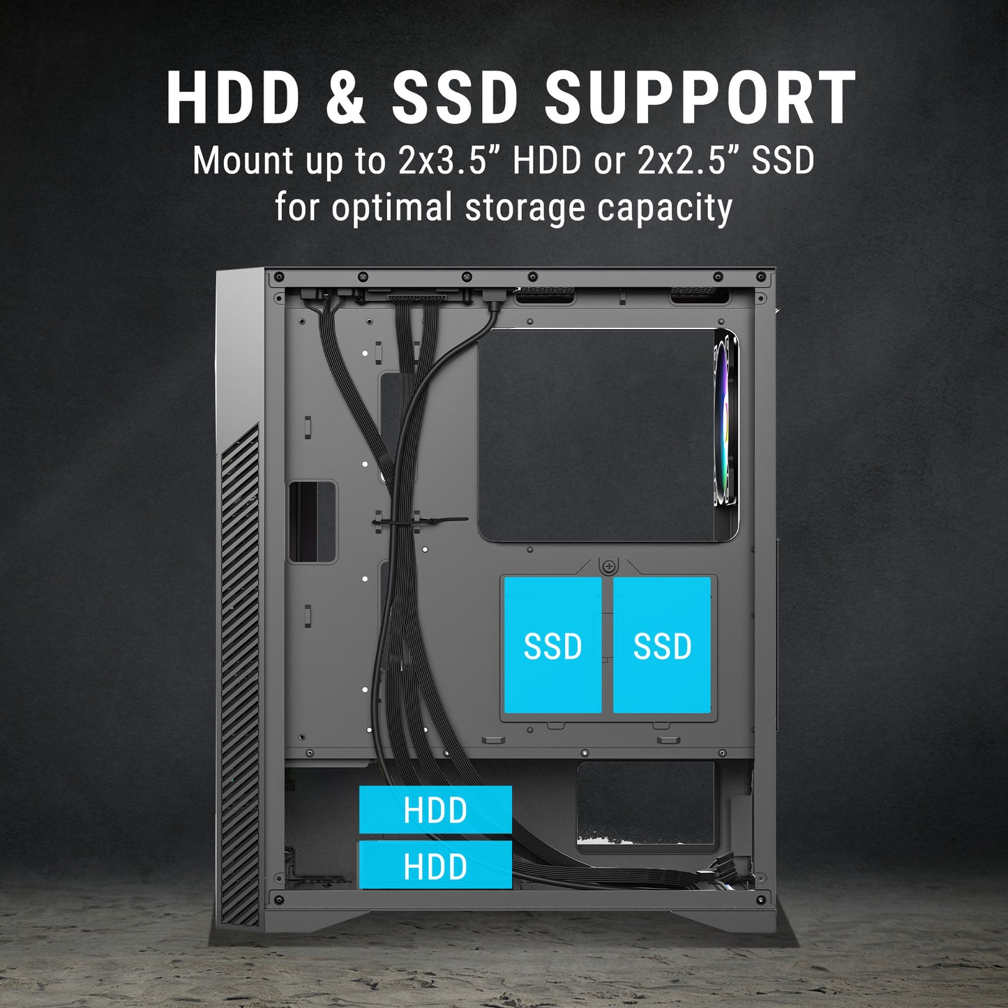 Ant Esports ICE 270G 6F Mid-Tower Case