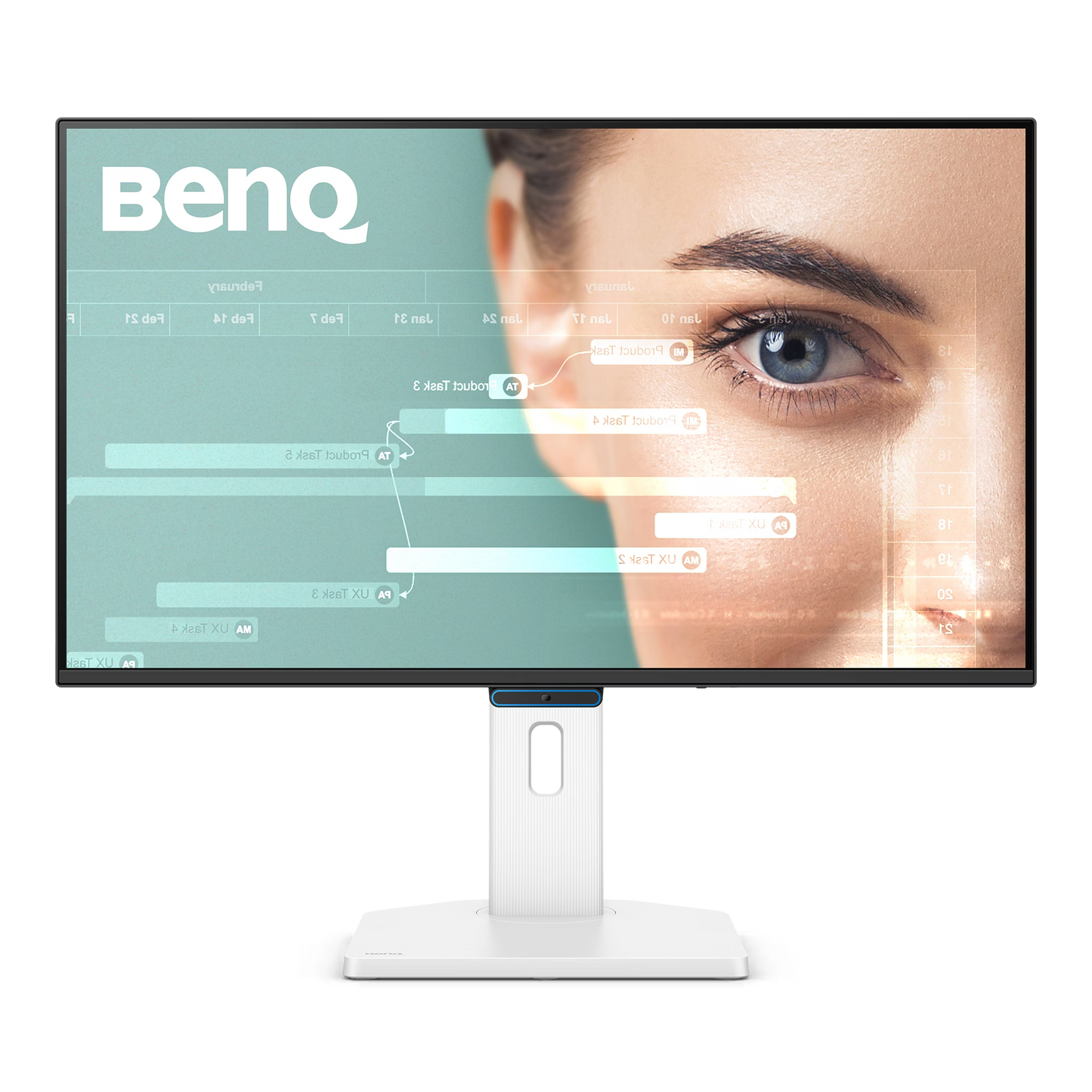 BenQ GW2790TC 27-inch 100Hz Eye-Care monitor featuring a sleek 3-sided ultra-slim bezel design and professional ergonomic stand.
