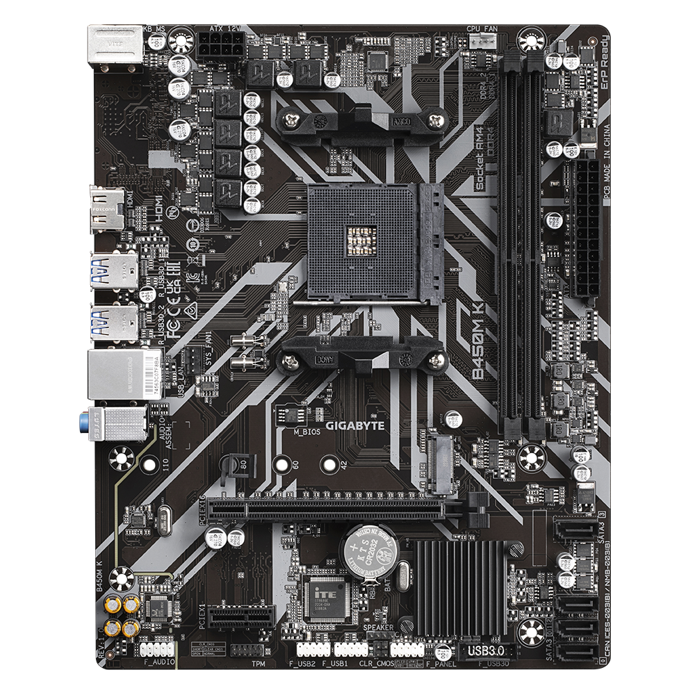 Gigabyte B450M K Motherboard