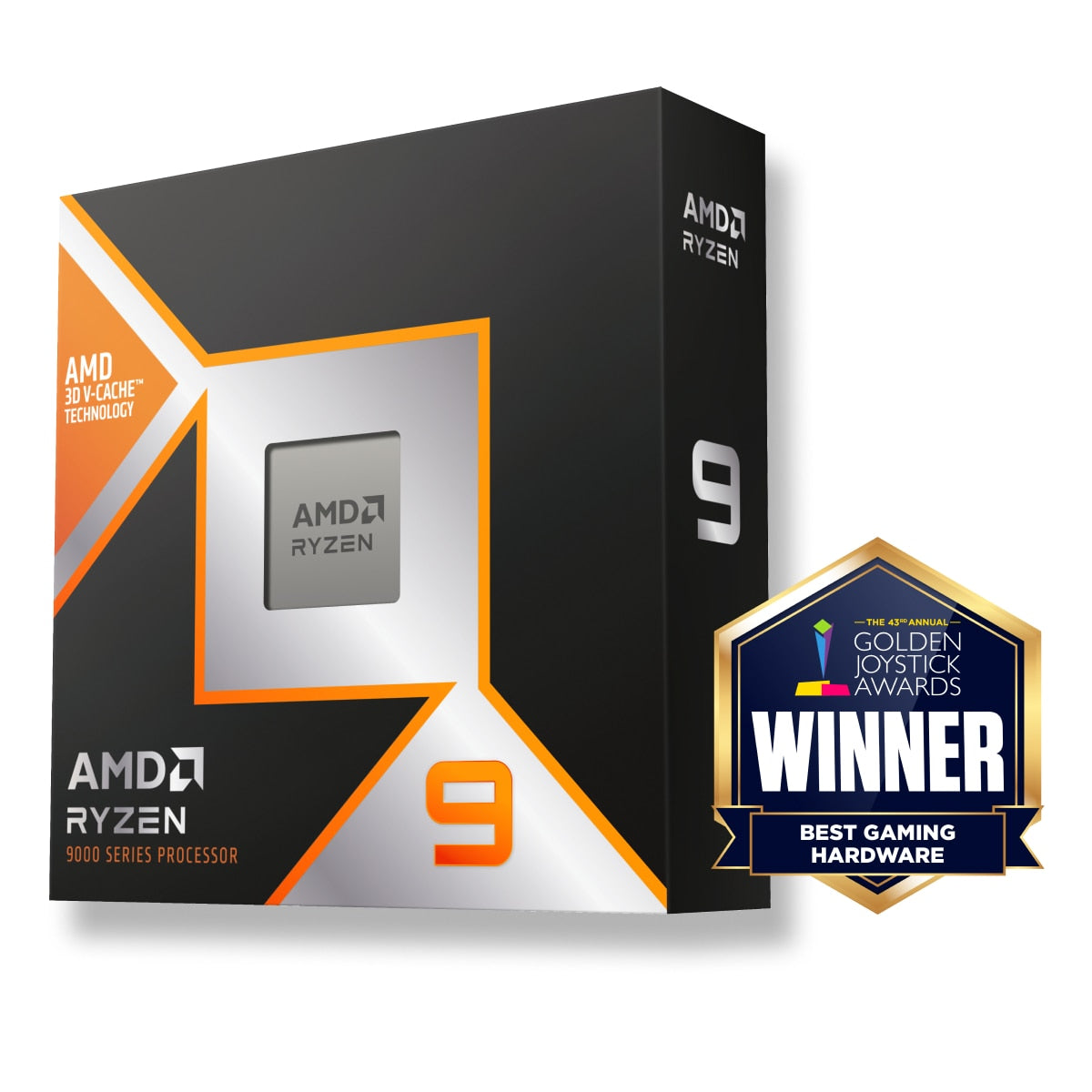 AMD Ryzen™ 9 9900X3D Gaming and Content Creation Processor