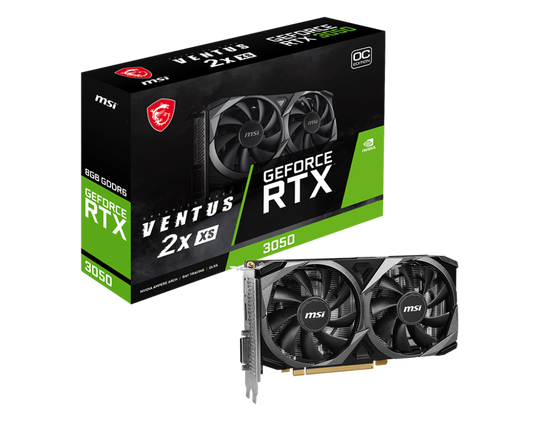 MSI GeForce RTX™ 3050 VENTUS 2X XS 8G OC