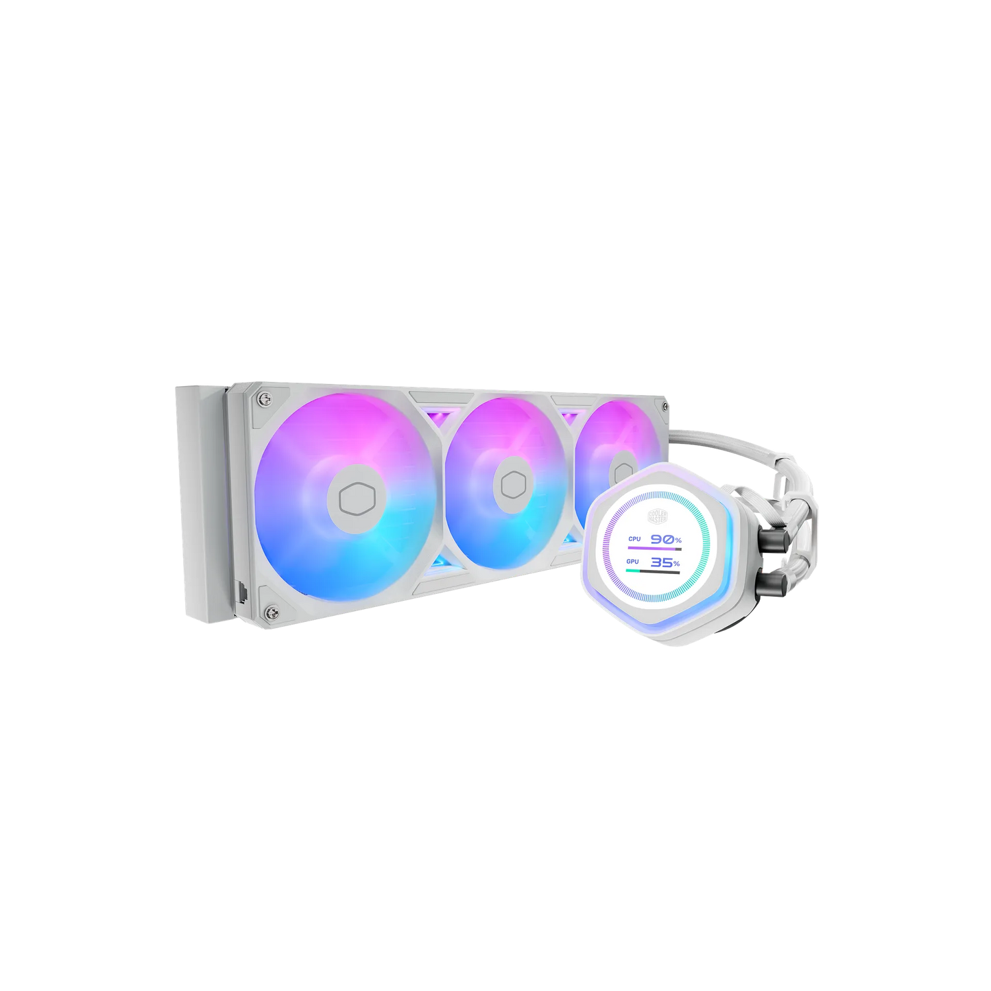 Cooler Master MasterLiquid Atmos II LCD (240 / 360 mm – Black / White)