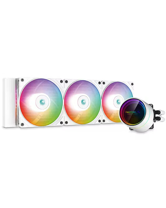 DeepCool CASTLE EX A-RGB AIO Liquid CPU Cooler — White | 240mm | Intel LGA1700 / AMD AM5