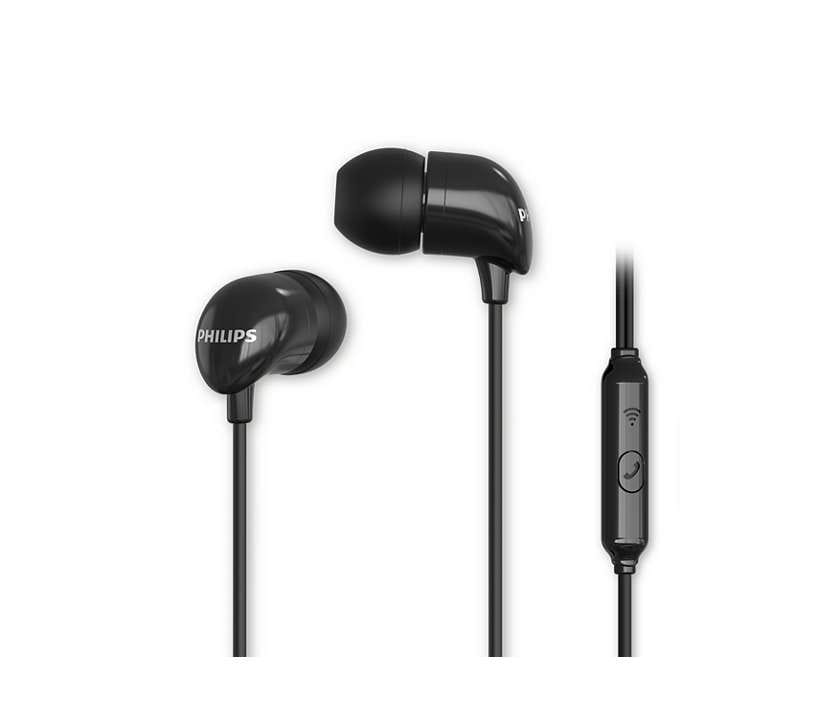 Philips In Ear Headphone with Mic (TAE1126BK94) - Image 6
