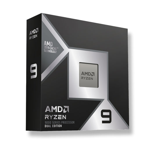 AMD Ryzen 9 9950X3D2 Dual Edition Desktop Processor — World's First Dual 3D V-Cache | 16 Cores | Up to 5.60 GHz | AM5